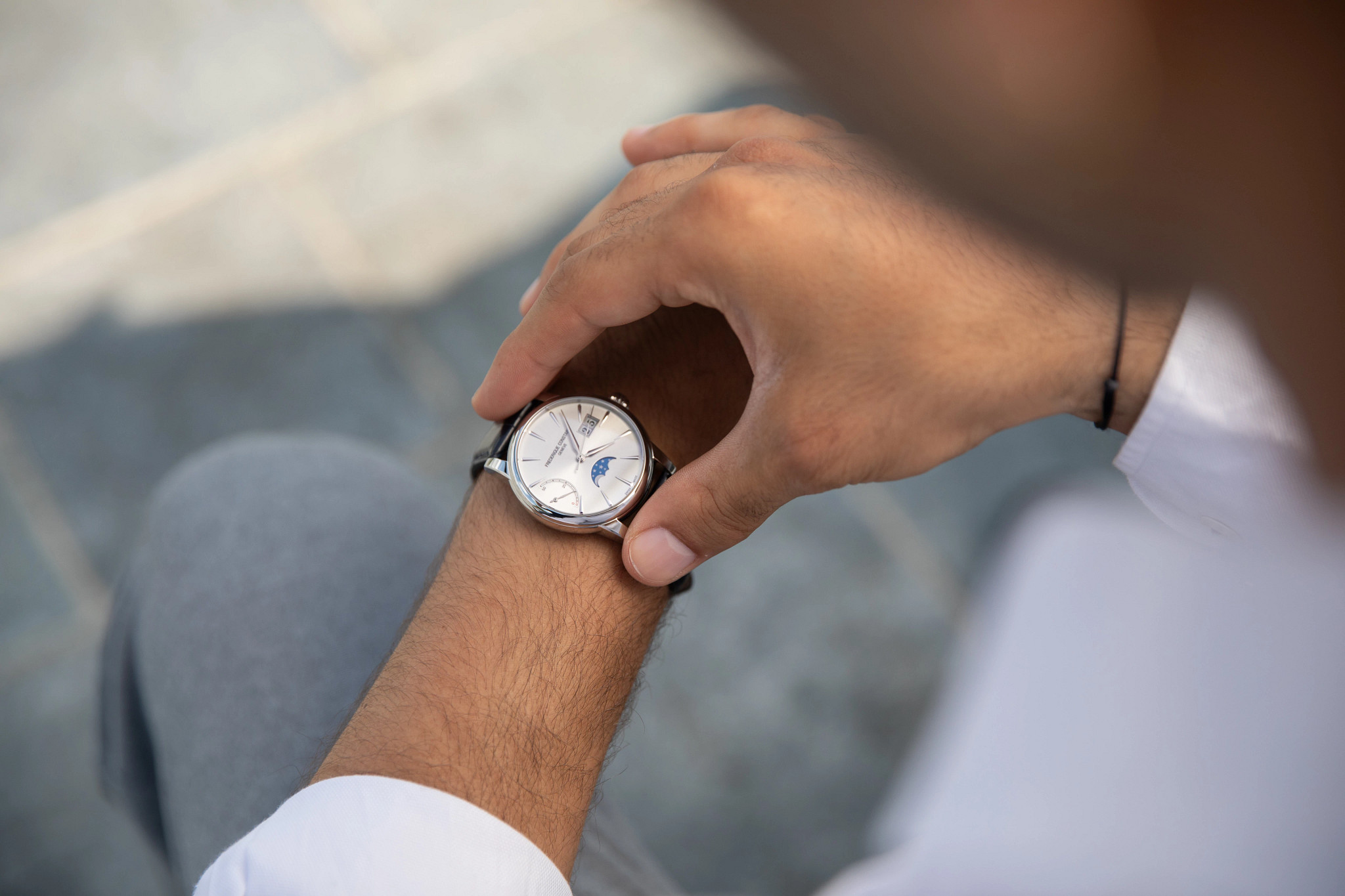 Manufacture Classic Power Reserve Big Date Watch FC-735S3H6